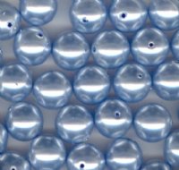 10 12mm Light Blue Swarovski Pearls